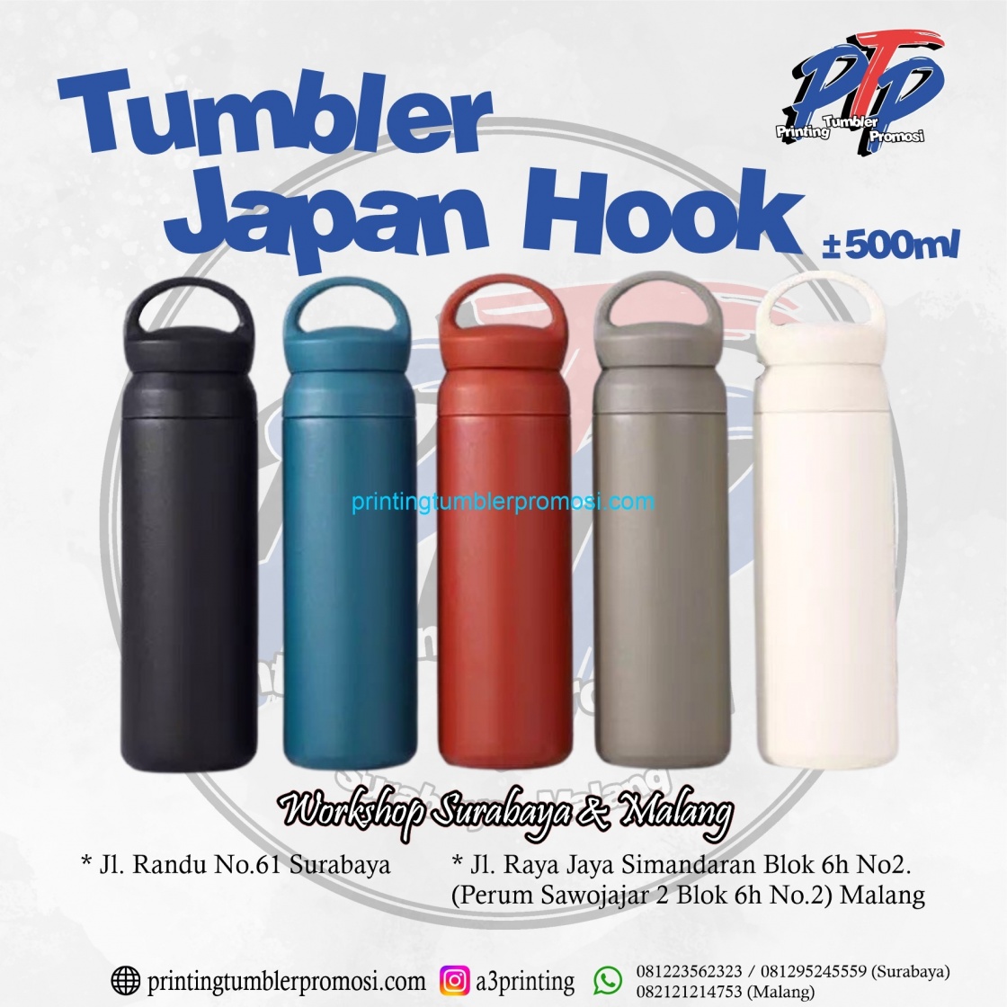 tumbler custom japan hook
