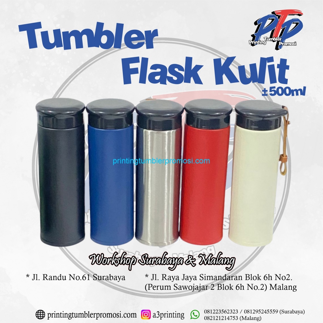 tumbler custom kulit